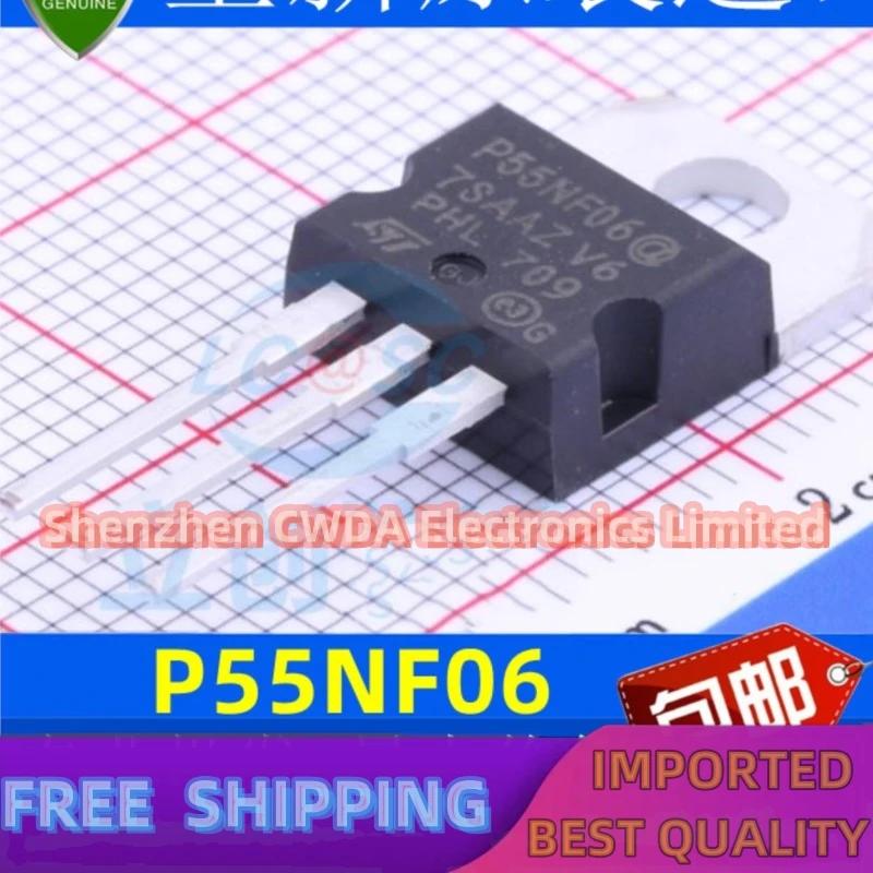   , P55NF06, P55NF06L, STP55NF06, 50A60V, TO-220, 10 -20 